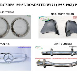 Mercedes 190 sl roadster parts (1955-1963)