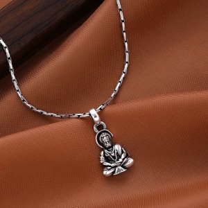 Faith close to your heart: sterling silver hanuman locket