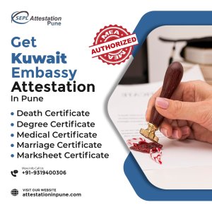 How to get kuwait embassy attestation in pune