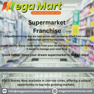 Supermarket franchise investments | grow with mega mart ventures