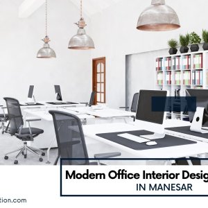 Modern office interior design services in manesar, gurgaon