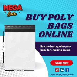 Durable plastic packaging bags for e-commerce packaging