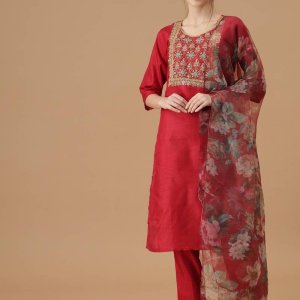 New red color suits online designs online