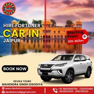 Fortuner car rental jaipur