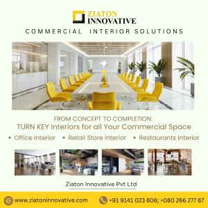 Commercial interior designers in bangalore | ziaton innovative