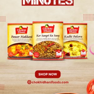 Tasty ready to eat food products online at chokhi dhani foods