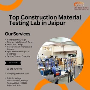 Top construction material testing lab in jaipur