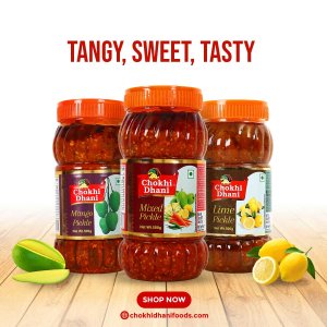 Buy tasty and flavourful pickles online at chokhi dhani foods