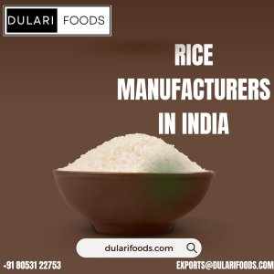 Rice manufacturers in india