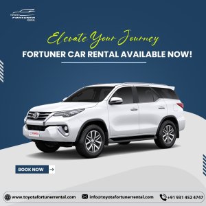 Fortuner booking for wedding price