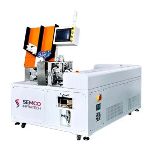 Cylindrical battery cell sorting and sticker pasting machine