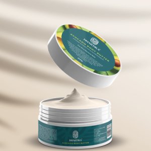 Rich avocado body butter will nourish your skin