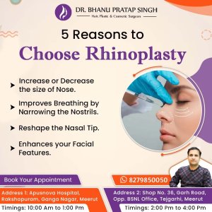 Rhinoplasty surgery in ncr