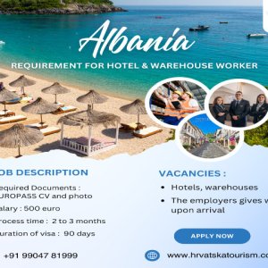 Jobs in albania: apply for hotel & warehouse roles