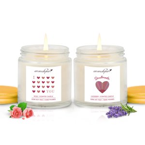 Buy long lasting soy wax scented candles online at aromahpure