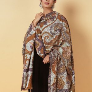 Elegant kalamkari pashmina shawl collection