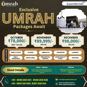 Get umrah tour package from delhi