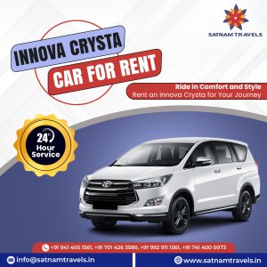 Innova crysta car rental jaipur