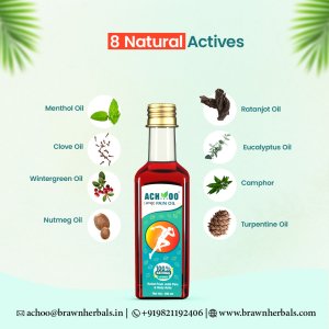 Knee herbal pain oil