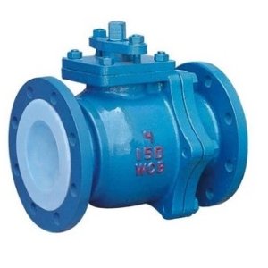 Flange pfa lined ball valve