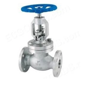 Flange pressure seal globe valve