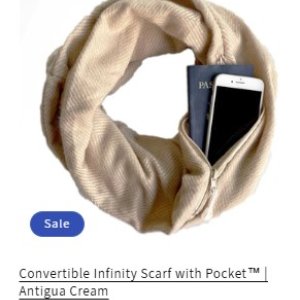 Sholdit pocket scarves