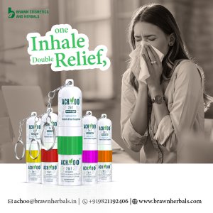 Achoo ayurvedic inhaler for cold