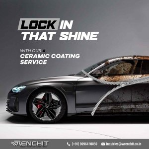 Expert 3m ceramic coating in pune by wrenchit