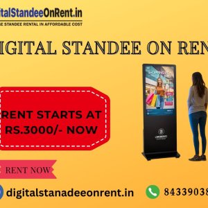 Digital standee on rent starts at rs3000/- only in mumbai