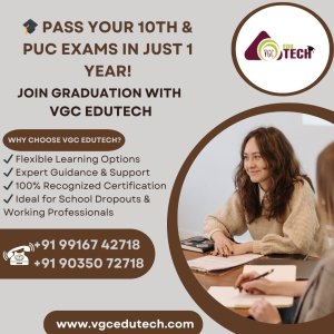 Fast-track your 10th & puc success with vgc edutech