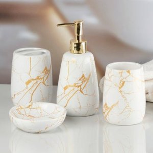 Luxury bathroom accessories set