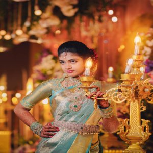 Best candid half saree photographers in hyderabad