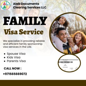 Family visa service in dubai