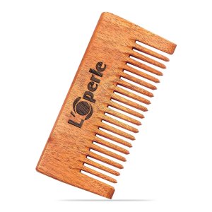 Loperle neem wood shampoo comb