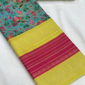 Buy floral print saree at best price - womantra