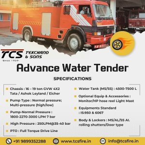 Reliable water tender by tek chand & sons