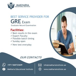 Crack gre exam with high marks with makharia-0568723609