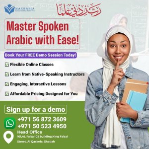 Spoken arabic training course with makharia- 0568723609