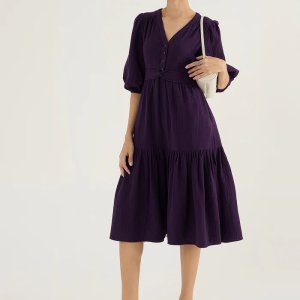 Midi dress for women