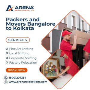 Trusted packers and movers bangalore to kolkata arena relocation