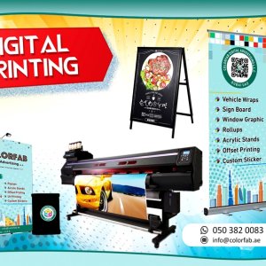 Large format printing & advertising company dubai, uae