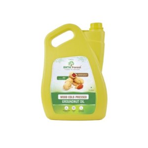 Buy wood cold pressed groundnut oil online – 5L