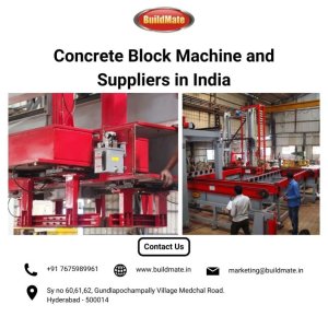 Concrete block machine and suppliers in india | +91 76759 89961