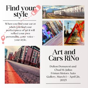 Launch party for arts & cars in rino with chad julius