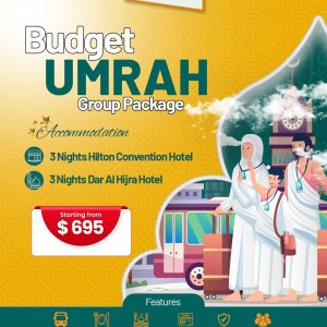 Get 6 night economy budget-friendly umrah package – book now