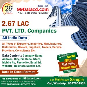 Unique private limited company list - 99datacd