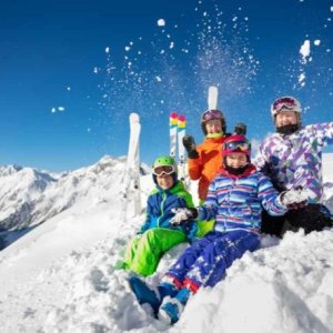 Snow activities in manali