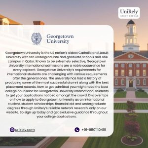 Georgetown university scholarship