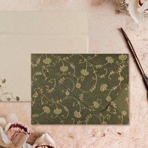 Custom screen printed wedding invitations | unique & stylish des